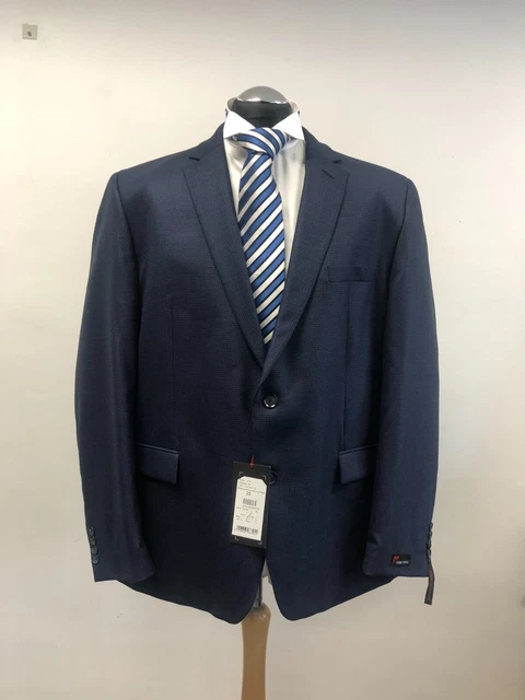 Atelier Torino Suit Jacket/Blazer Pure Wool 48L Bnwt