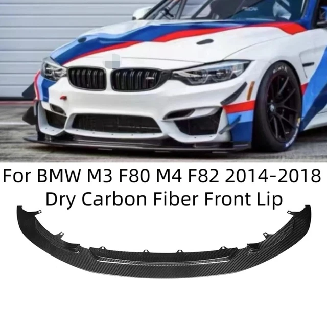 BMW GT4 FRONT Splitter Lip Spoiler Dry Carbon M4 F82 M3 F80 £749.95 ...