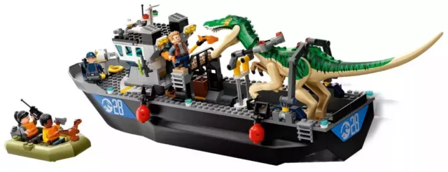 Lego Jurassic World 76942 L’évasion en bateau du Baryonyx Jouets de Construction 3