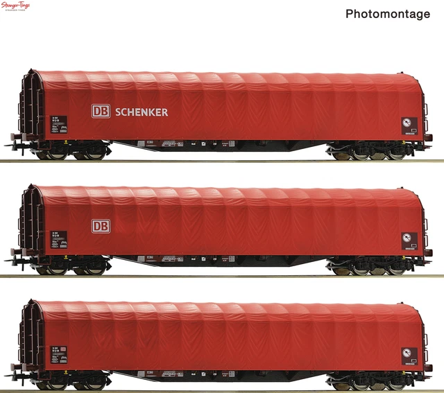 ROCO WAGON BÂCHÉ long rouge DB CARGO 47600 NEUF EUR 51,00 - FR
