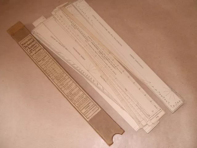 Polytechnic Technical Scales By C F Mitchell Circa 1910 - As Photo