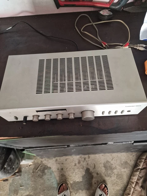 AMPLIFICATEUR VINTAGE CONTINENTAL edison Pa 9909. Superbe état chromé. 185 watts EUR 56,00 - FR