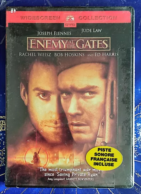 Enemy at the Gates DVD 2001 Seconde Guerre mondiale WW2 Stalingrad Siege...