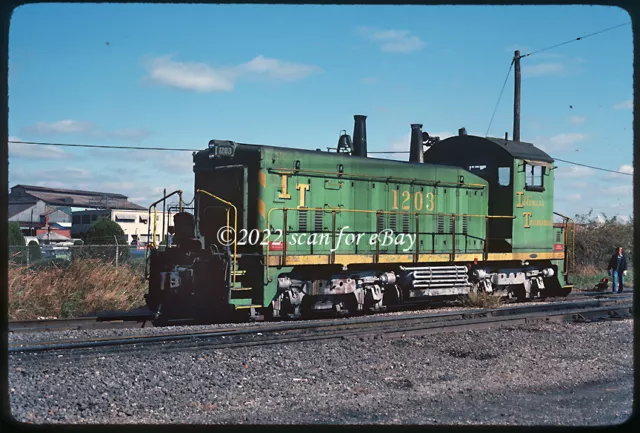 Illinois Terminal SW1200 Federal, Illinois Original Kodachrome Slide