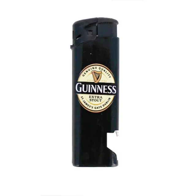Guinness Bottle Opener Lighter - 2 Designs - Man Cave - Gift - Official