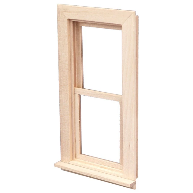 1 Set Holz Dekorative Schöne Puppe Fenster Für Decor Kinder