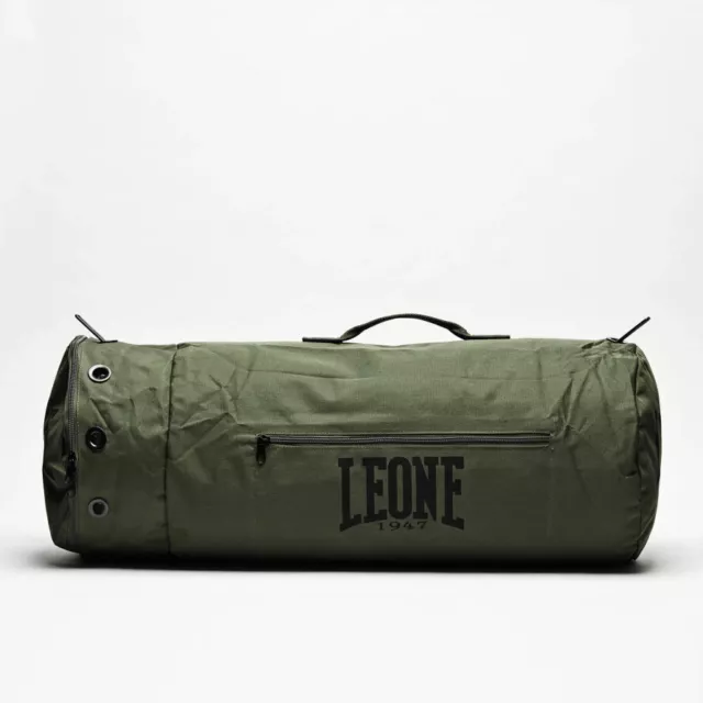 Leone 1947 Borsone Palestra Unisex Commando 65 L - 11 (Verde Militare/Nero) 2