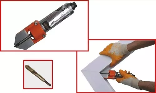 *b550* ASLAN MACHINE Manual Inside Corner Cleaning Tool for Vinyl Windows
