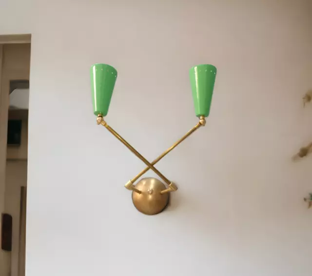Wall Sconce Adjustable Mid Century Brass Wall Fixture Light For Home Decor light