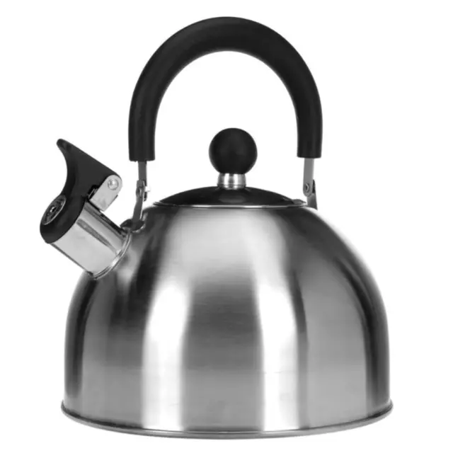 Boiling Whistling Kettle 2.5 L Stainless Steel Single Bottom Nylon Handle