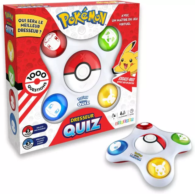 Bandai Pokémon Allenatore Quiz — gioco quiz elettronico — versione francese