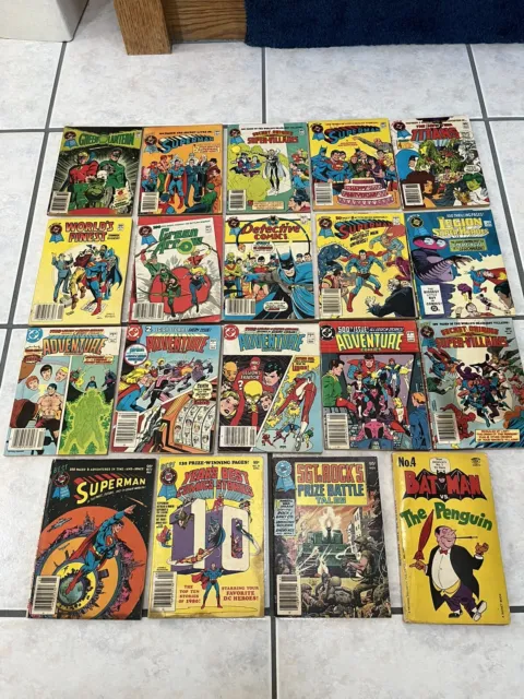 Lot 19- DC "BLUE RIBBON DIGEST" SuperHeroes Comics Paperback Books 60’s 70’s
