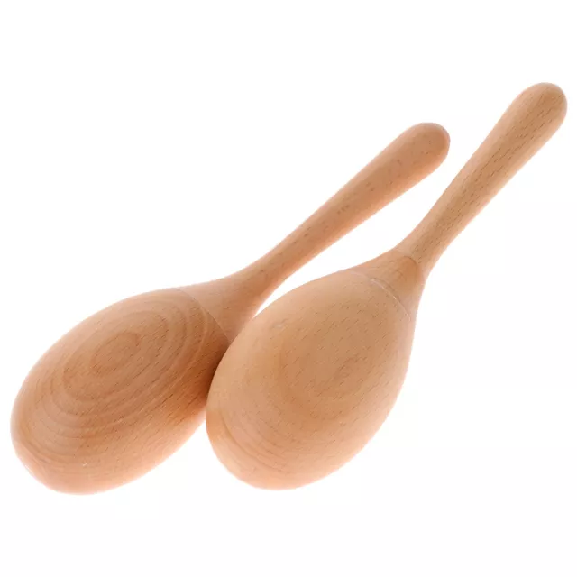 Paire D'instruments de Percussion Marteau de Sable Maracas En Bois, Jouet