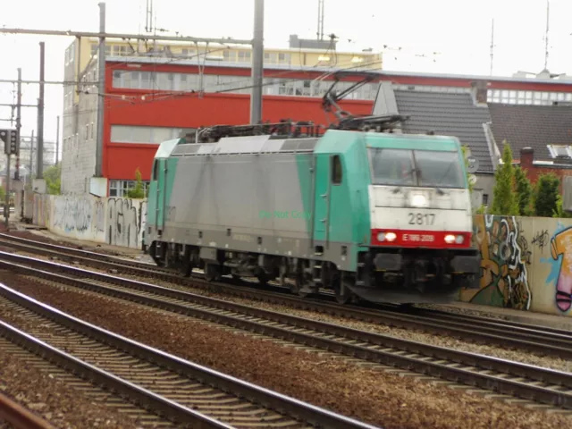 F10 6x4 Glossy Photo SNCB Class 28 2817 @ Antwerpen Berchem