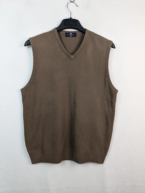 MENS BLUE HARBOUR Grey Sleeveless Jumper Large Marks Spencer 5.00 PicClick UK