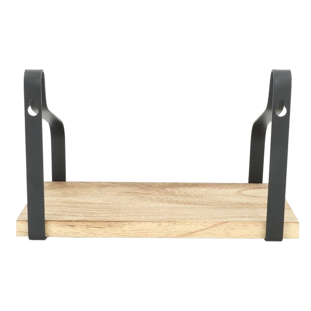Wall Mounted Rustic Wood Shelves Elegant Appearance Easy To Install