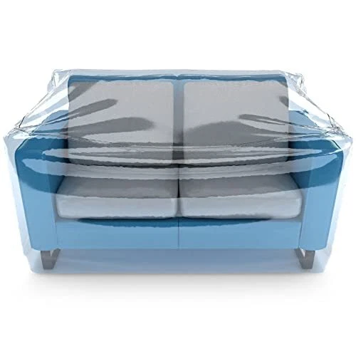 STARTWO Plastic Couch Cover - Dustproof Moving Bag for Loveseat Sofa Recliner...