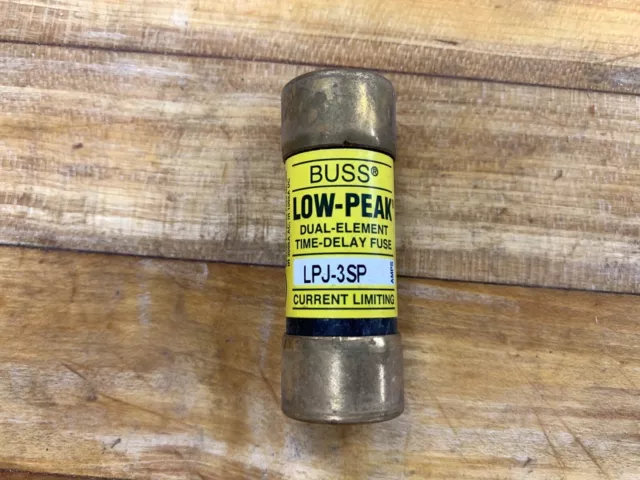 Buss Low Peak LPJ-3SP Dual-Element Time-Delay Fuse