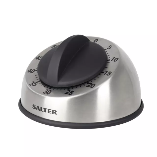 Salter 60 Minute Mechanical Kitchen Timer – Reliable Food Cooking Time Analogue