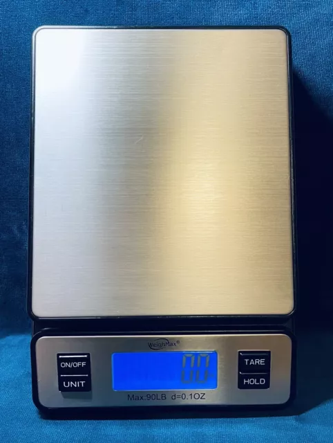 NEW WeighMax Digital Stainless Steel Scale