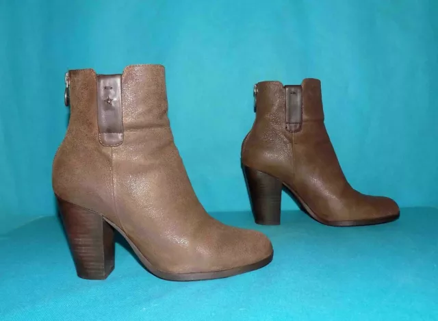 bottines boots GEOX en cuir marron  pointure 37,5 EUR
