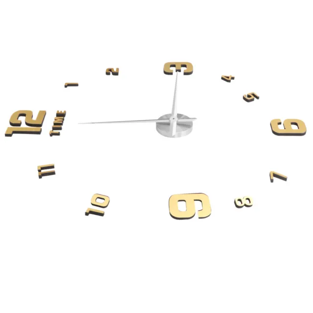 Pegatinas de oficina reloj digital novedad relojes de pared de gran tamaño