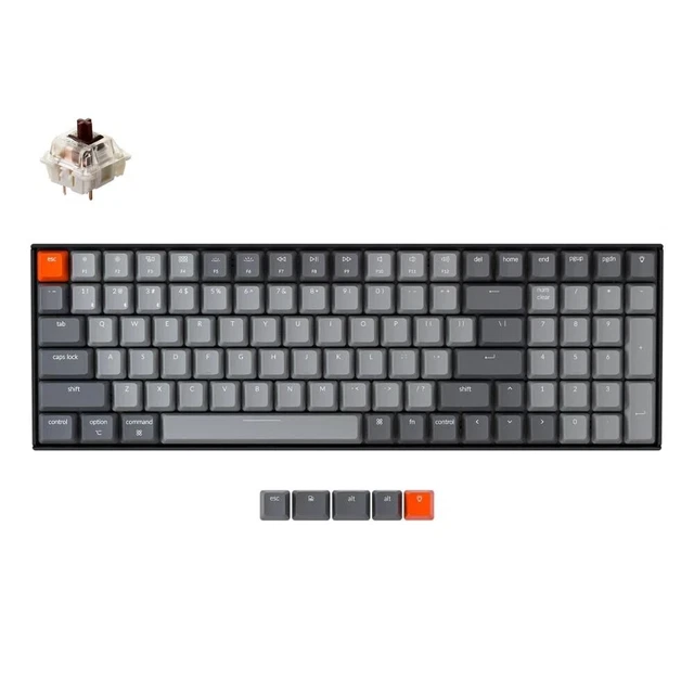KEYCHRON K4 C3 Version 2 Wireless Mechanical Keyboard UK Layout Brown