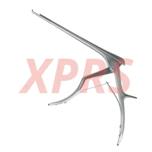 Spurling Kerrison Cervical Rongeur, 6" Shaft, 5mm Up-Bite, Angled Forward 40 Deg