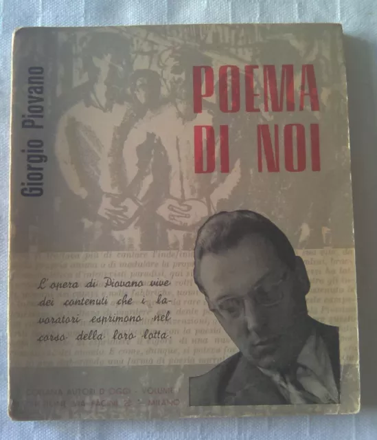 Giorgio Pivano  Poema Di Noi Edizione Numerata Pavia 1950 Industria Grafica Pave