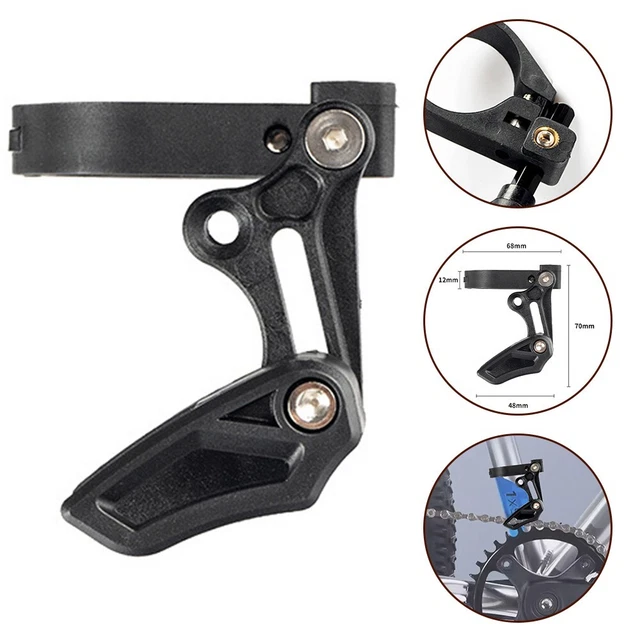 Guide De Chaîne VTT ANCLLO - Alliage Aluminium 7075 | Pour 32-38T | Ultra-Léger 200g | Protection Anti-Chute