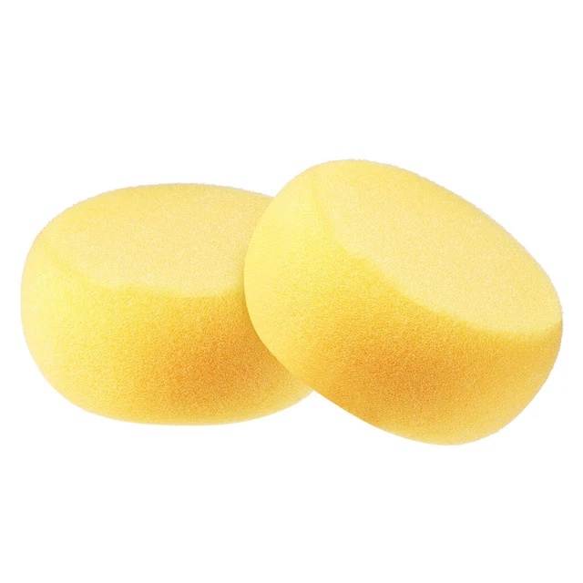 Renversante Texture Éponge 2.8" Faux Éponge Peniture Cloison Sèche Orange 6Pcs