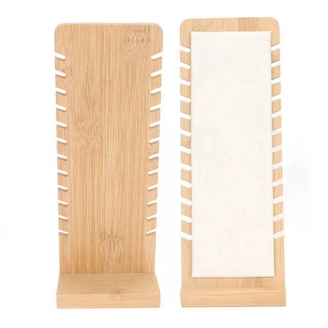 Présentoir De Collier Organisateur Blanc Exquis Portatif Support De