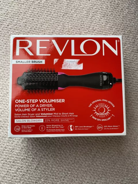 Revlon Salon Smaller Brushes One-Step Hair Dryer and Volumiser Mid To Short Hair