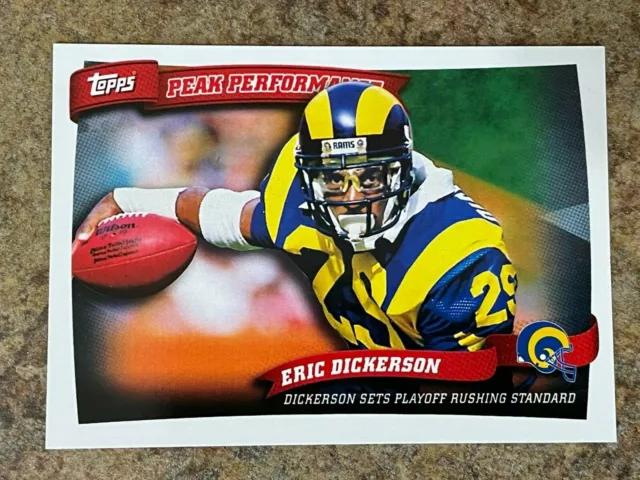 2010 Topps Peak Performance #PP13 Eric Dickerson - Los Angeles Rams