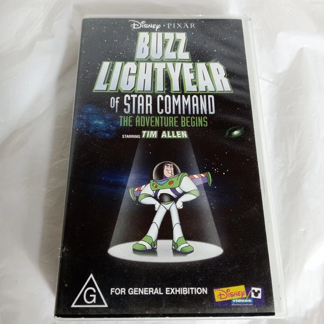 BUZZ LIGHTYEAR OF Star Command The Adventure Begins VHS Video