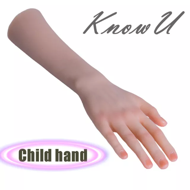 KnowU Silicone Hand Model Fake Hand Nail Practice Female Display Lifelike  US