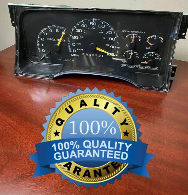 ✅ 1995 - 1998 Chevy GMC Truck Instrument Cluster Gauge Tahoe Sierra Suburban CK