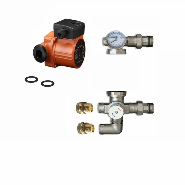SET MISCELATORE VALVOLA MISCELAZIONE 130mm POMPA
