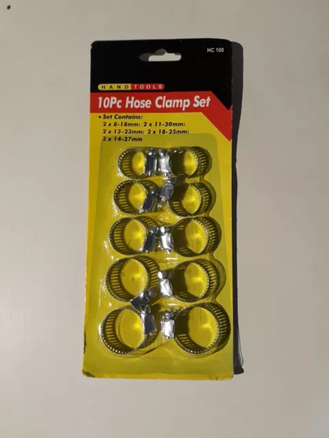 lot de 10 colliers de serrage en métal 5 tailles différentes serflex