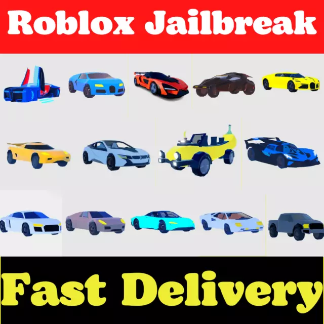 Roblox - Jailbreak - Car/Item/Texture - 100% CLEAN Cheapest and Fast Delivery