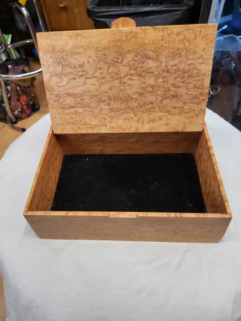 Birdseye Maple Wood Jewelry Box