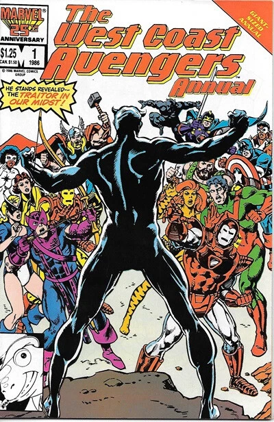 West Coast Avengers Comic Book Vol. 2 Annual #1 Marvel 1986 VERY FINE NEW UNREAD