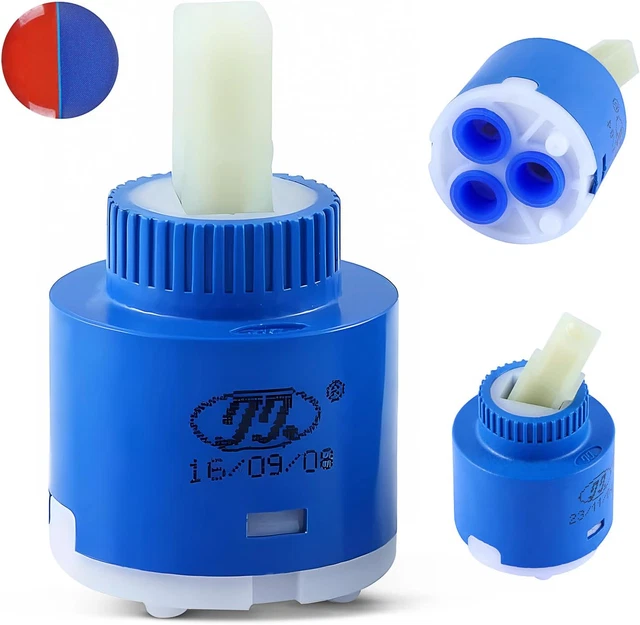 Cartuccia Ceramica Di Ricambio Eurorama R1952 - Diametro 40 Mm | Per Rubinetterie Cascata, Tondo, Epoca - Foto 9