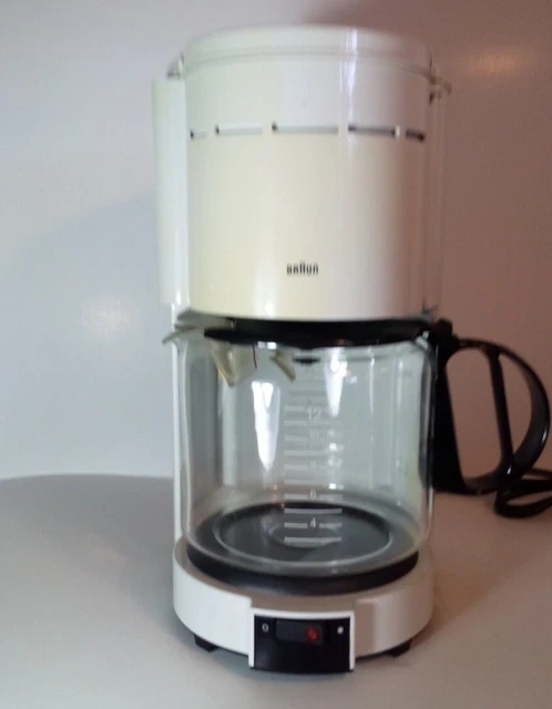 Braun Aromaster 12 Cup Type 4076 Coffee Maker Made In Germany White Rare item