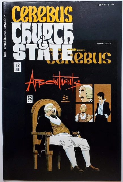 Cerebus: Church & State #12 (July 1991, Aardvark-Vanaheim) FN/VF