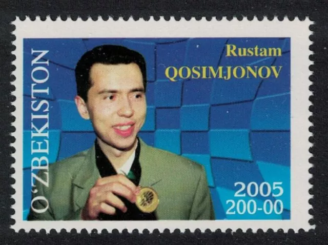 Uzbekistan Rustam Qosimjonov Kasimdzhanov World Chess Champion 2006 MNH SG#503
