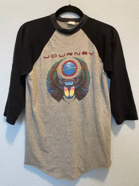 Vintage Journey 1981 Escape Tour T-Shirt Rare Single stitch Raglan Sz XL 19x26.5