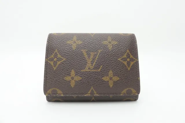 Louis Vuitton Authentic Monogram Card Case Auth LV