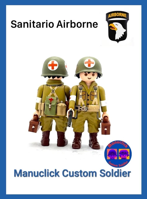 KIT PLAYMOBIL POUR CRÉER 1 SOLDAT ALLEMAND WWII - PLAYMOBIL, ARMES ET