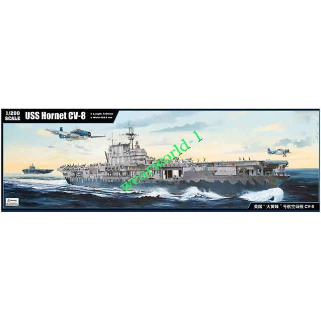 Trumpeter – transporteur d'avion américain 1/350 05603, kit de modèle Yorktown CV-10 1944 26 Trumpeter – transporteur d'avion américain 1/350 05603, kit de modèle Yorktown CV-10 1944 26